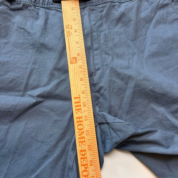 The Foundry Supply Men's Shorts LT Flat Front‎ Buckle Zip Up Vintage Indigo - Picture 9 of 11